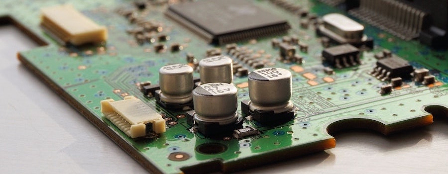 Electronic components representing technology